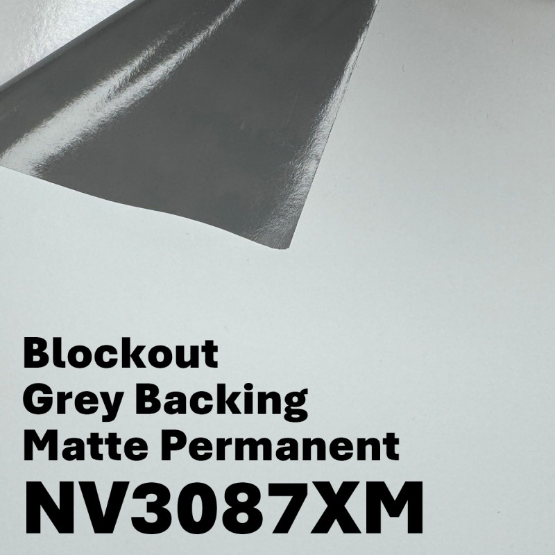 NV™ Block-Out Permanent Vinyl Sticker (Grey Backing) (NV3087XM) - Matte