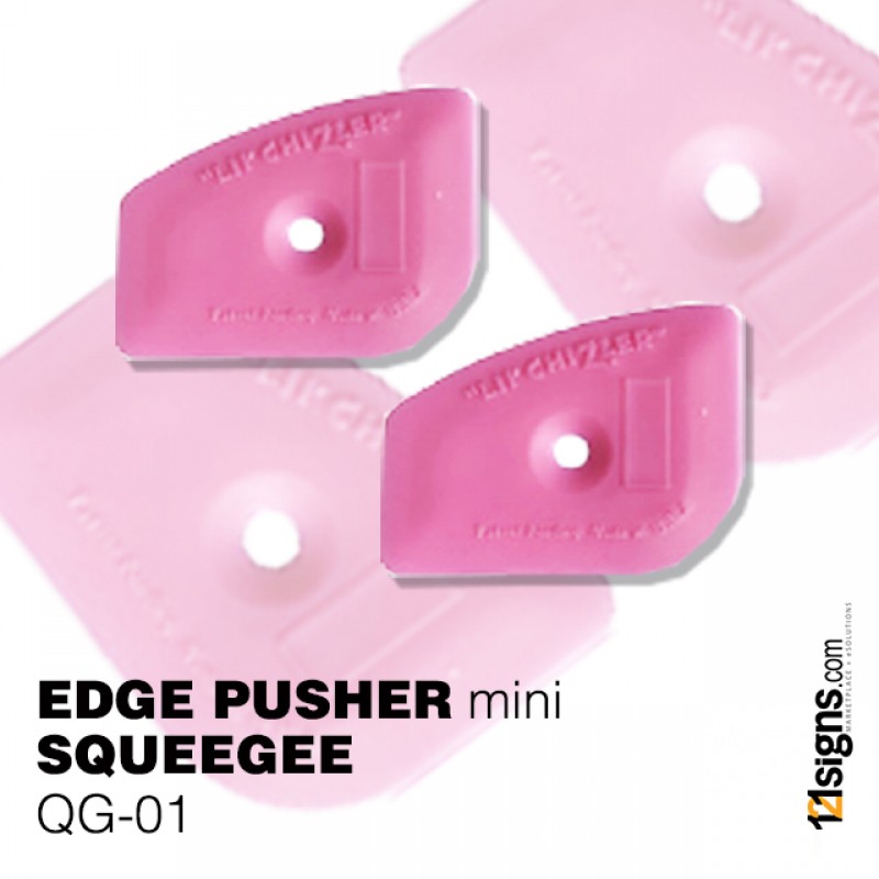 Edge Pusher Mini Squeegee - QG-01 Pink