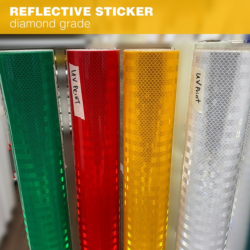 Reflective Sticker - 1.23M x Per Meter