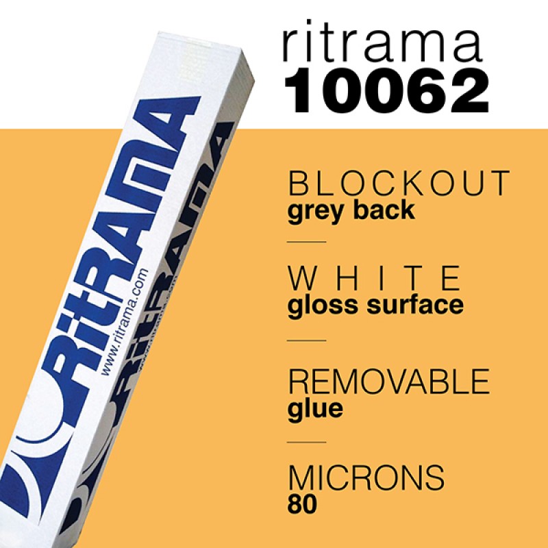 RITRAMA - 10062 White Gloss Rem Grey