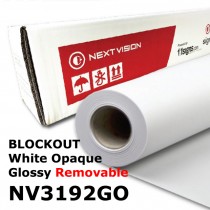 NV™ Block-Out Vinyl Sticker (White Opaque Removable) (NV3192GO) - Glossy