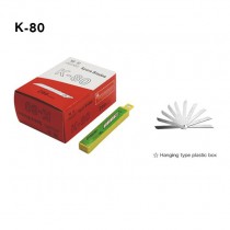 Pen-Knife Cutter Spare Blade (K-80) (1box=20packs)