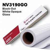 NV™ Block-Out Vinyl Sticker (White Opaque Backing) (NV3190GO) - Glossy