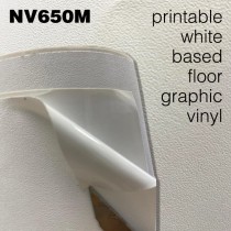 NV™ FLOOR-MARK (NV650M) - Direct Print Floor Graphic Vinyl - White Matt