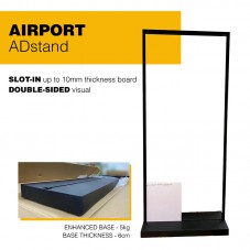 Airport ADstand - Black - 800x1800mm