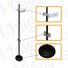 Clear-Clip Stand - BLACK