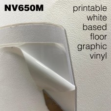 NV™ FLOOR-MARK (NV650M) - Direct Print Floor Graphic Vinyl - White Matt