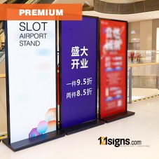 Premium Slot Airport Stand - BLACK