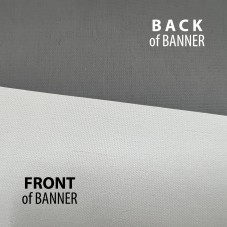NV™ PVC-Free Polyester Block-Out Frontlit Banner (Grey Backing) (220g)
