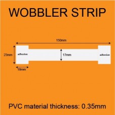 Wobbler Strip - 17mm x 150mm (1pack=100pcs)
