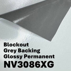 NV™ Block-Out Permanent Vinyl Sticker (Grey Backing) (NV3086XG) - Glossy