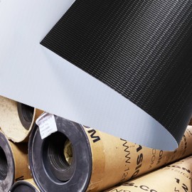 NV™ Block-Out PVC Banner (420g) 500Dx500D - Black Backing