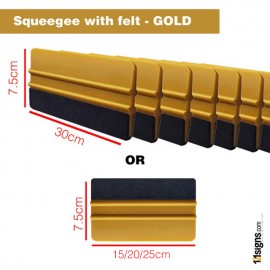 Squeegee with Felt