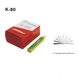 Pen-Knife Cutter Spare Blade (K-80) (1box=20packs)