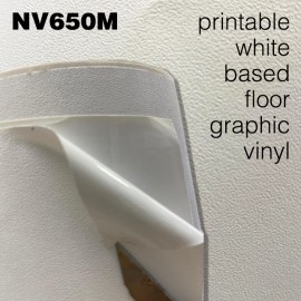NV™ FLOOR-MARK (NV650M) - Direct Print Floor Graphic Vinyl - White Matt