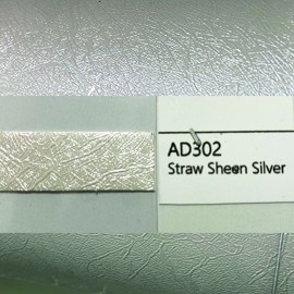 NV™ Straw Adhesive Wallpaper (AD302) - Sheen Silver