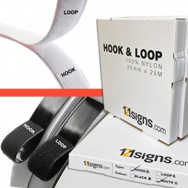 Velcro - Hook & Loop - 25mm x 25M